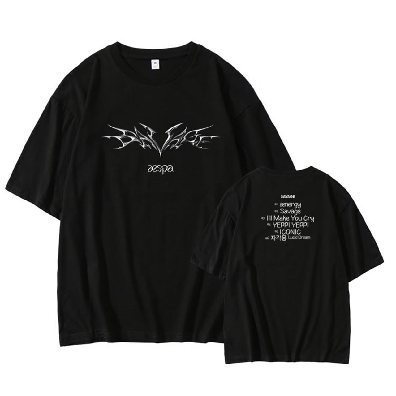 aespa md slit sweatshirt Tシャツsavage aespa savage special MD